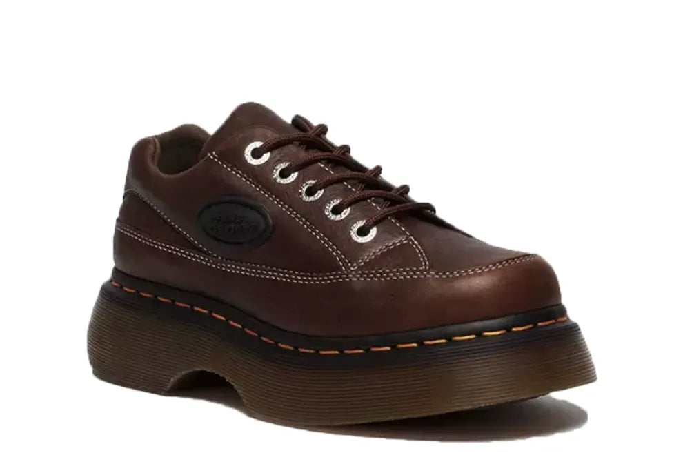 Buzz 5-Eye Grizzly Leather Shoes