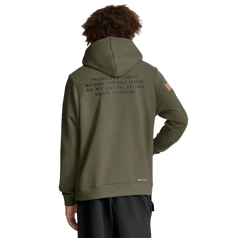 Cam Jurgens Philadelphia Eagles 2025 Salute To Service Hoodie