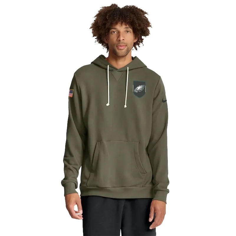Cam Jurgens Philadelphia Eagles 2025 Salute To Service Hoodie