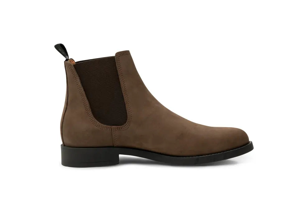 Charles Chelsea Boot Leather - DARK BROWN