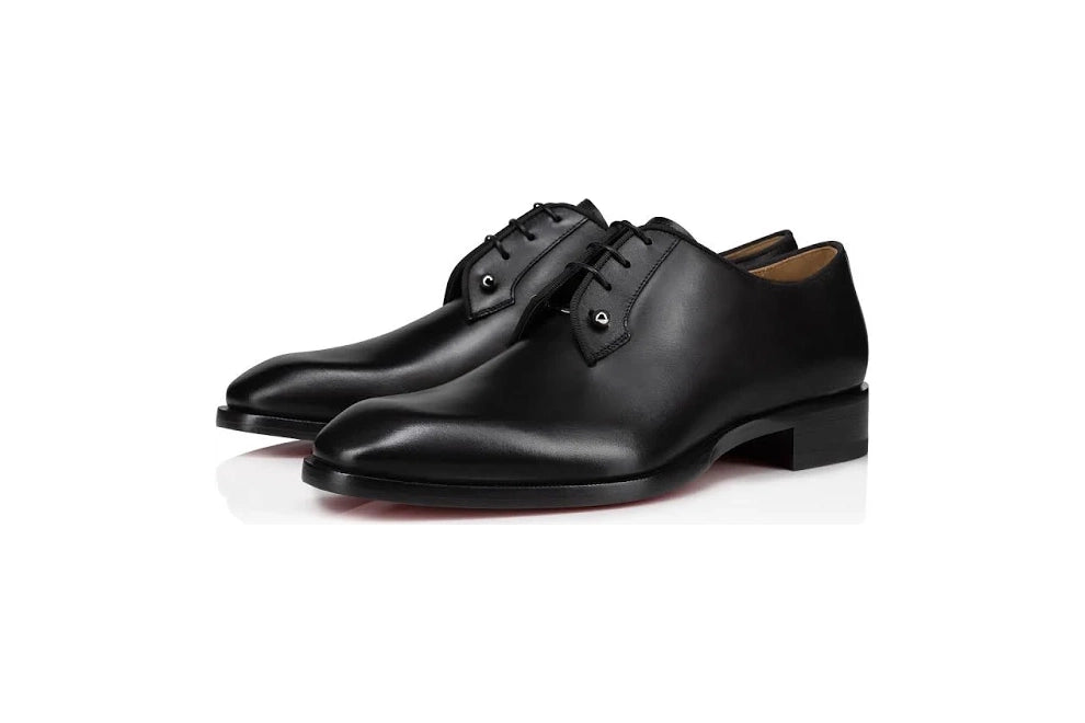 Christian Louboutin Chambeliss Leather Derby Shoes