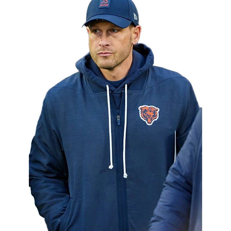 Ben Johnson Chicago Bears Bomber Jacket