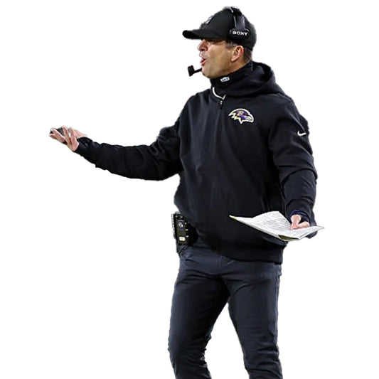 John Harbaugh Baltimore Ravens Bomber Jacket