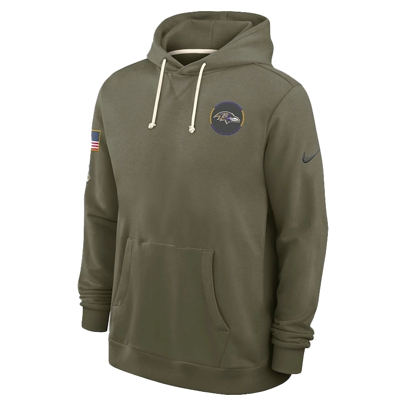John Harbaugh Baltimore Ravens 2025 Salute to Service Hoodie