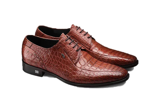 Crocodile leather lace-ups Shoes