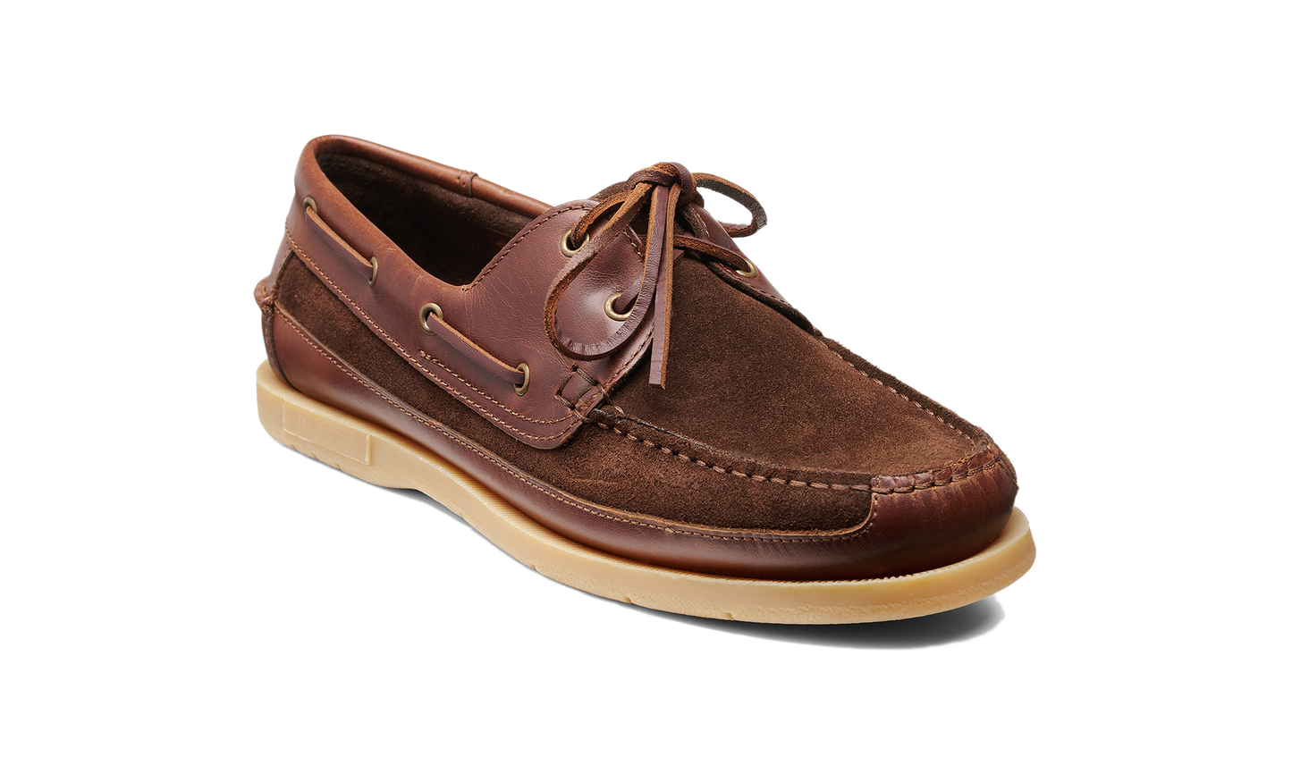 Dexter - Cognac Leather Coffee Suede