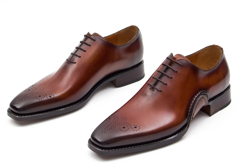 Goodyear Handmade Patina Oxford Shoes