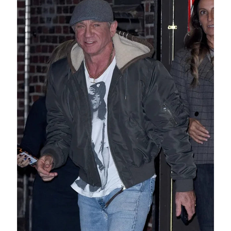 Daniel Craig NYC Hooded Jacket