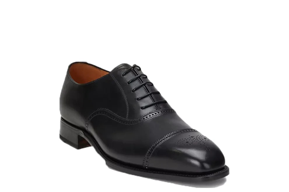 Denver Calfskin Cap-Toe Shoe