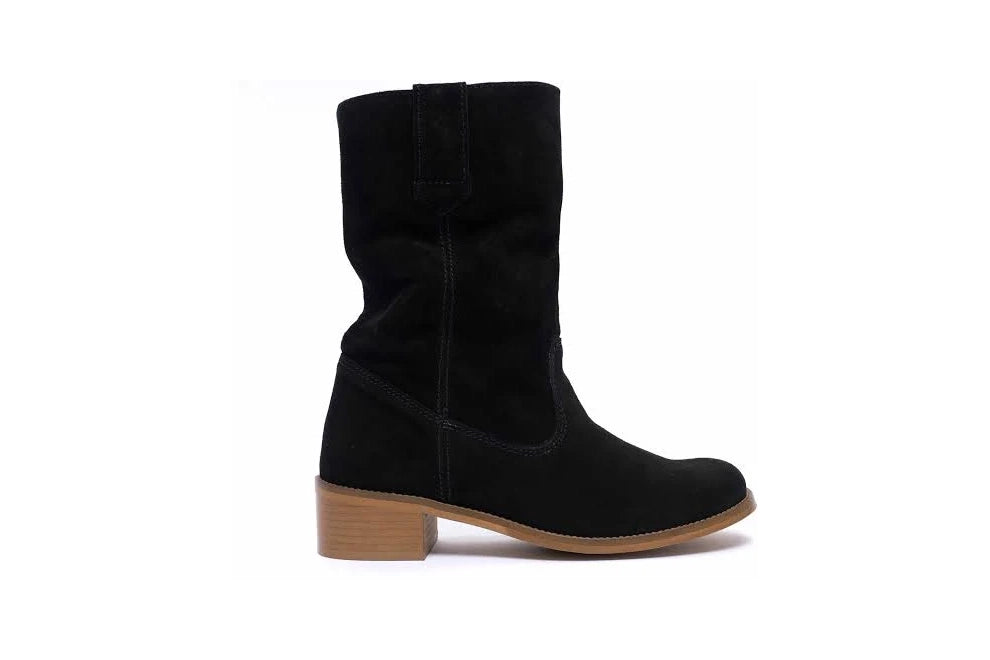 Dico Julia Calf Suede Leather Boots