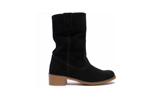 Dico Julia Calf Suede Leather Boots