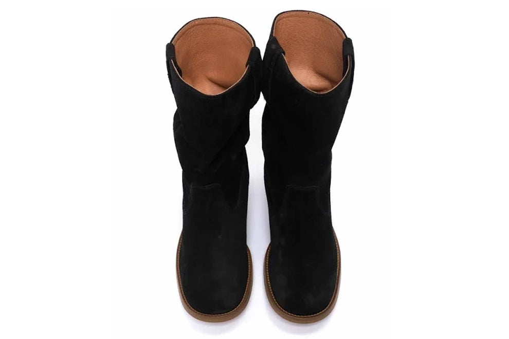 Dico Julia Calf Suede Leather Boots