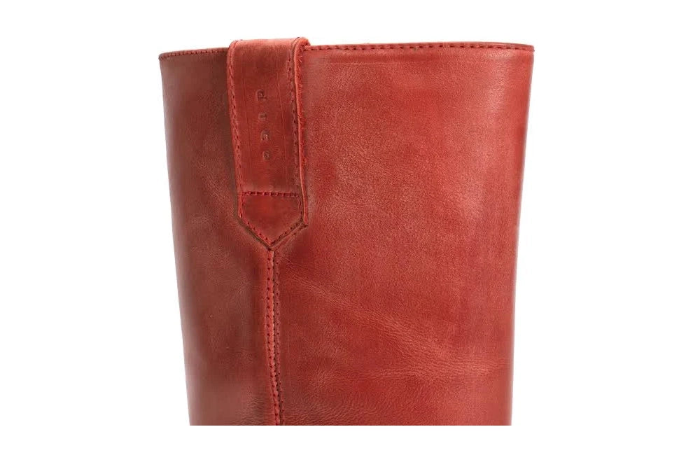Dico Julia Escovado Red Leather Boots
