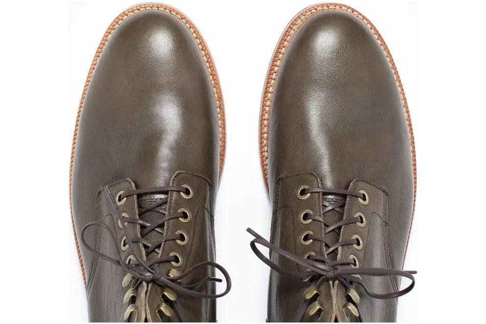 Men Diesel Grant Stone Jungle Kangaroo Leather Boots