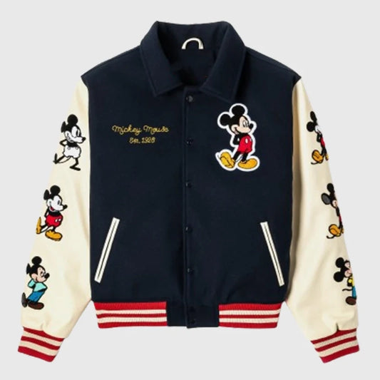 Disney Shoe Palace Mickey and Friends Icon Varsity Jacket