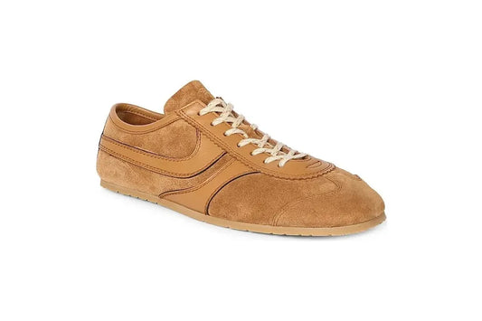 Dries Van Noten Retro Leather Low-Top Sneakers