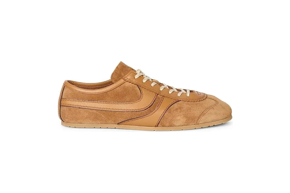 Dries Van Noten Retro Leather Low-Top Sneakers