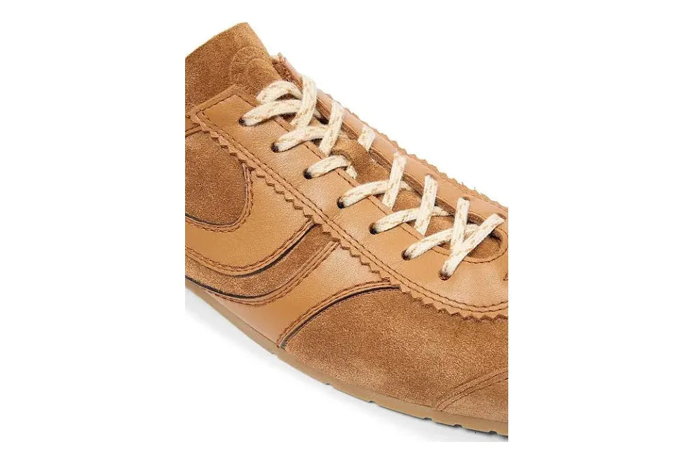 Dries Van Noten Retro Leather Low-Top Sneakers