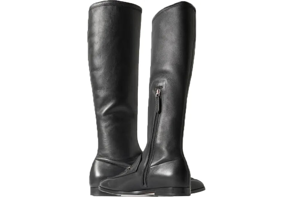 Gucci Jordaan Horsebit-detailed Leather Knee Boots