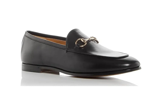 Women's Jordaan Leather Horsebit Loafers Black