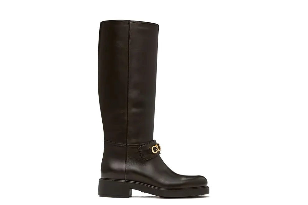 Gucci Womens Leather High Boots