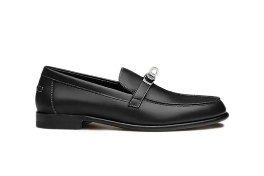 Hermes Destin Calfskin Leather Loafer