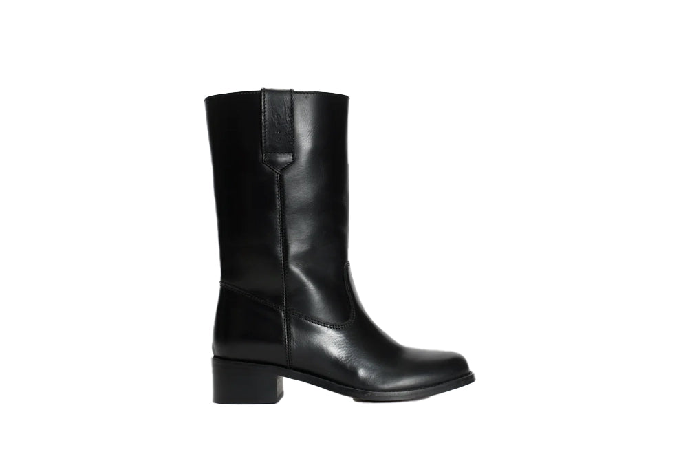 Dico  Julia Gaucho Black Texas Leather Boot