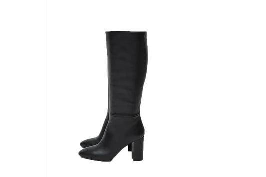 Kalen Knee High Boot in Black