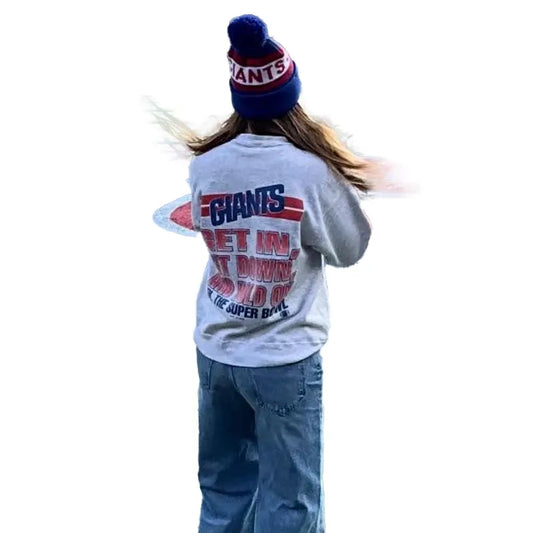 Kaley Cuoco Giants Caricature Sweatshirt