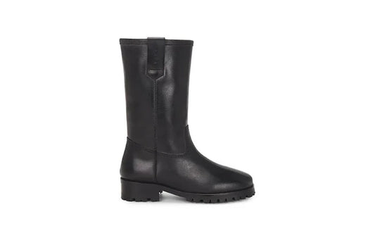 Kimmi Black Leather Boot