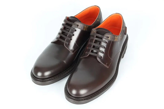 LOUIS VUITTON Monogram Brown Loafers