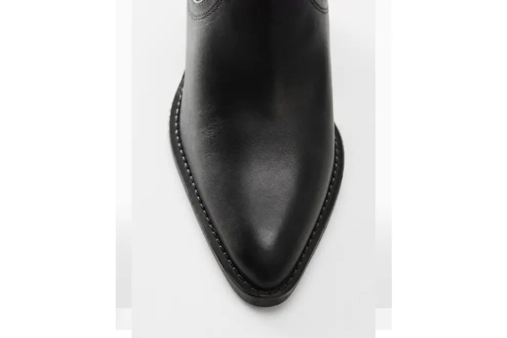 Leather Ankle Boots Women