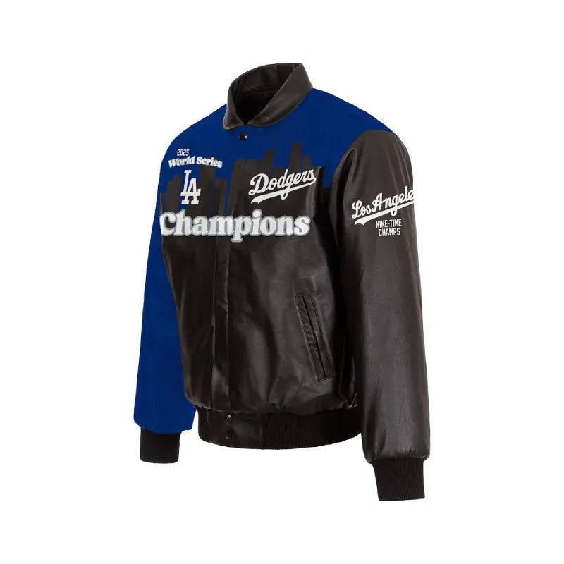 Los Angeles Dodgers 2025 World Series Champions Leather Jacket