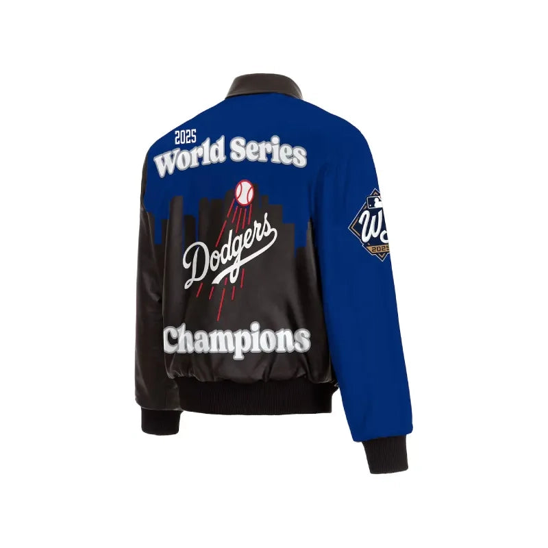 Los Angeles Dodgers 2025 World Series Champions Leather Jacket