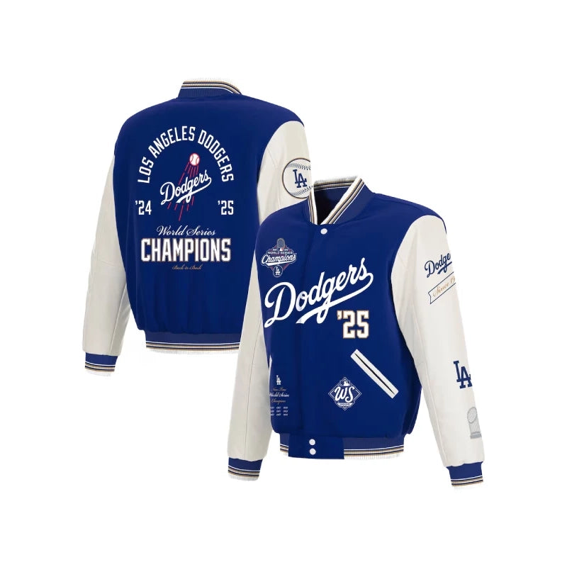 Los Angeles Dodgers 2025 World Series Champions Varsity Jacket