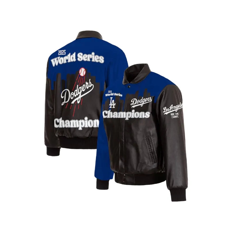 Los Angeles Dodgers 2025 World Series Champions Leather Jacket
