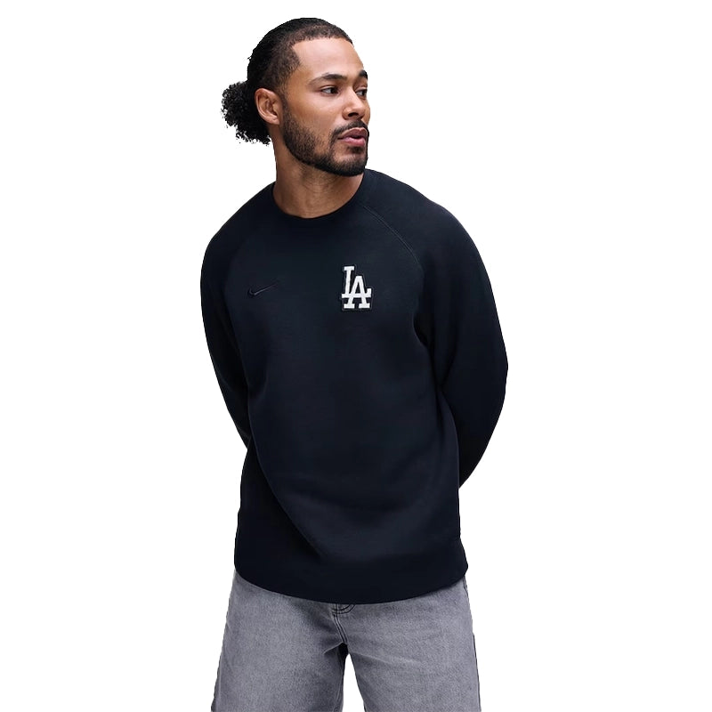 Los Angeles Dodgers Nike Black Tech Fleece Raglan Sweatshirt