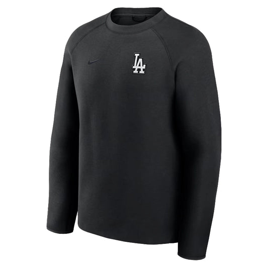 Los Angeles Dodgers Nike Black Tech Fleece Raglan Sweatshirt
