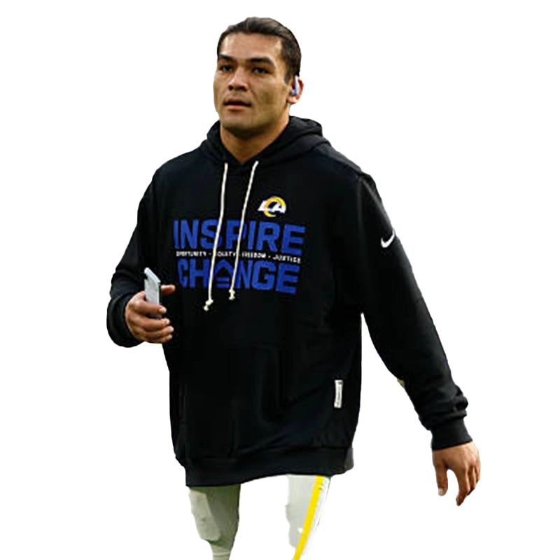 Puka Nacua Rams 2025 Inspire Change Hoodie