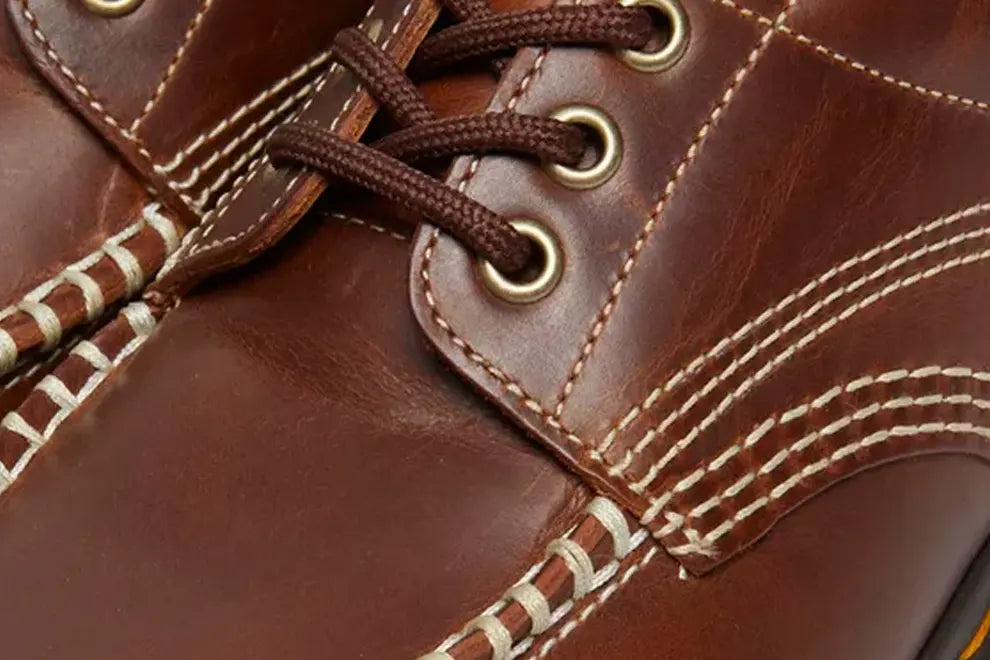 Lowell Leather Moc Toe Shoes
