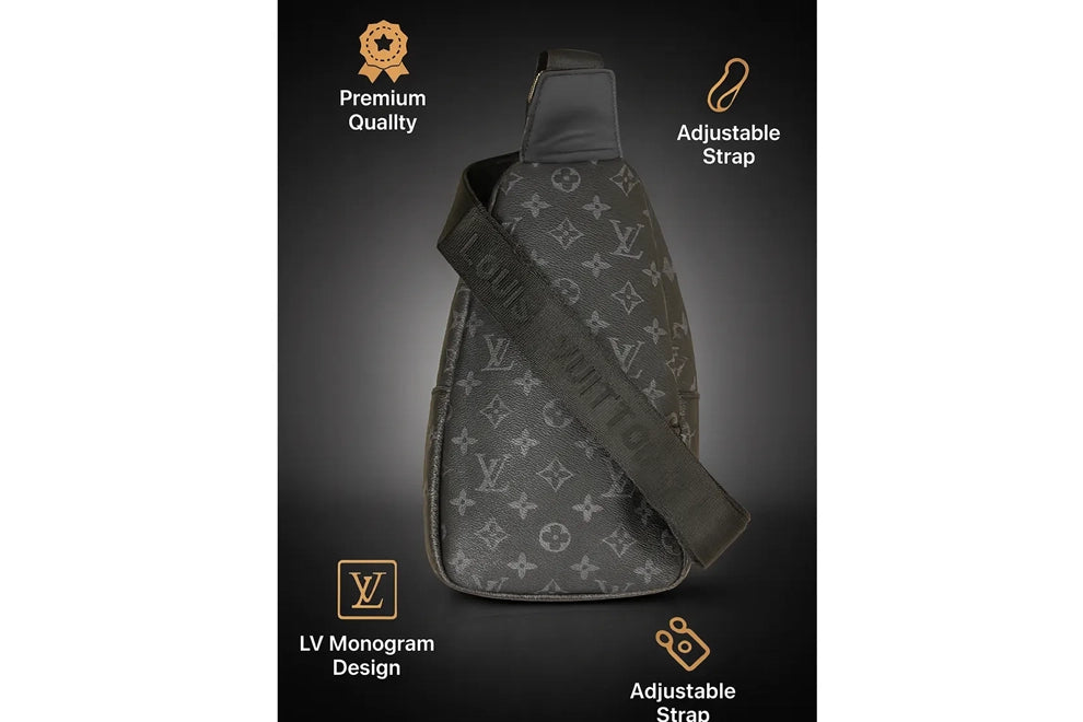 Lv Monogram Black Sling Bag
