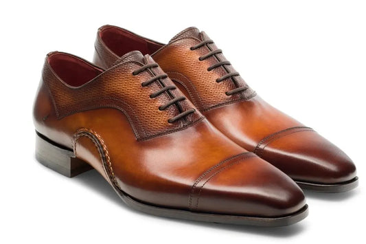 Magnanni Brown Leather Shoes