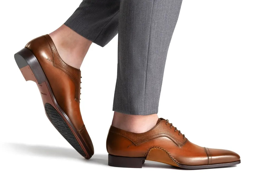 Magnanni Brown Leather Shoes