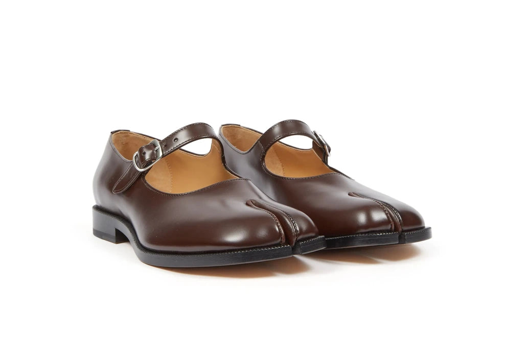 Maison Margiela Tabi leather Mary Janes