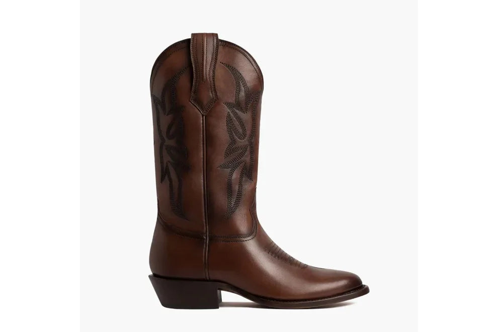 Mens Maverick Black Cowboy Boots