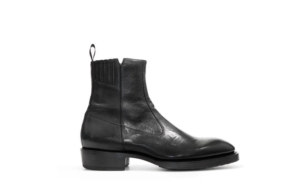 Mens Genuine Leather Ankle Boots