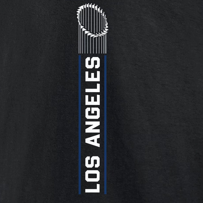 Los Angeles Dodgers Black 2025 World Series Champions Custom Name & Number Hoodie