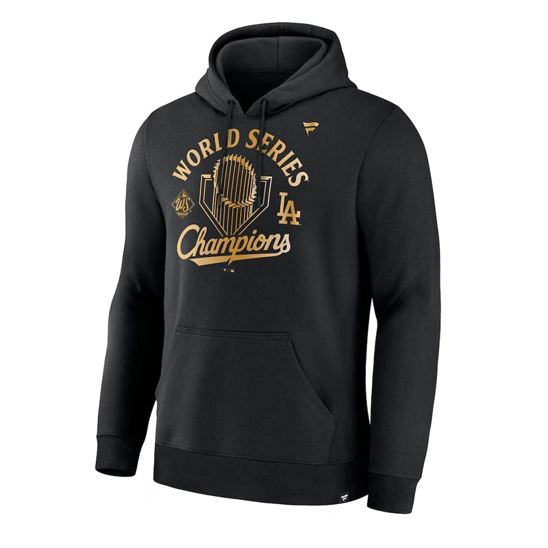 Los Angeles Dodgers Fanatics Black 2025 World Series Champions Hoodie