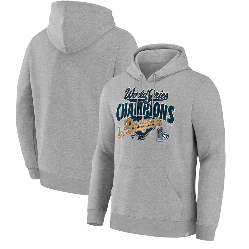 Los Angeles Dodgers Fanatics Steel 2025 World Series Champions Locker Room Hoodie