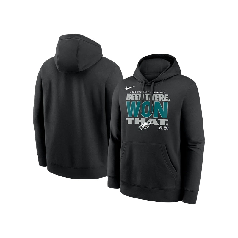 Philadelphia Eagles 2025 NFC East Division Champions Locker Room Hoodie